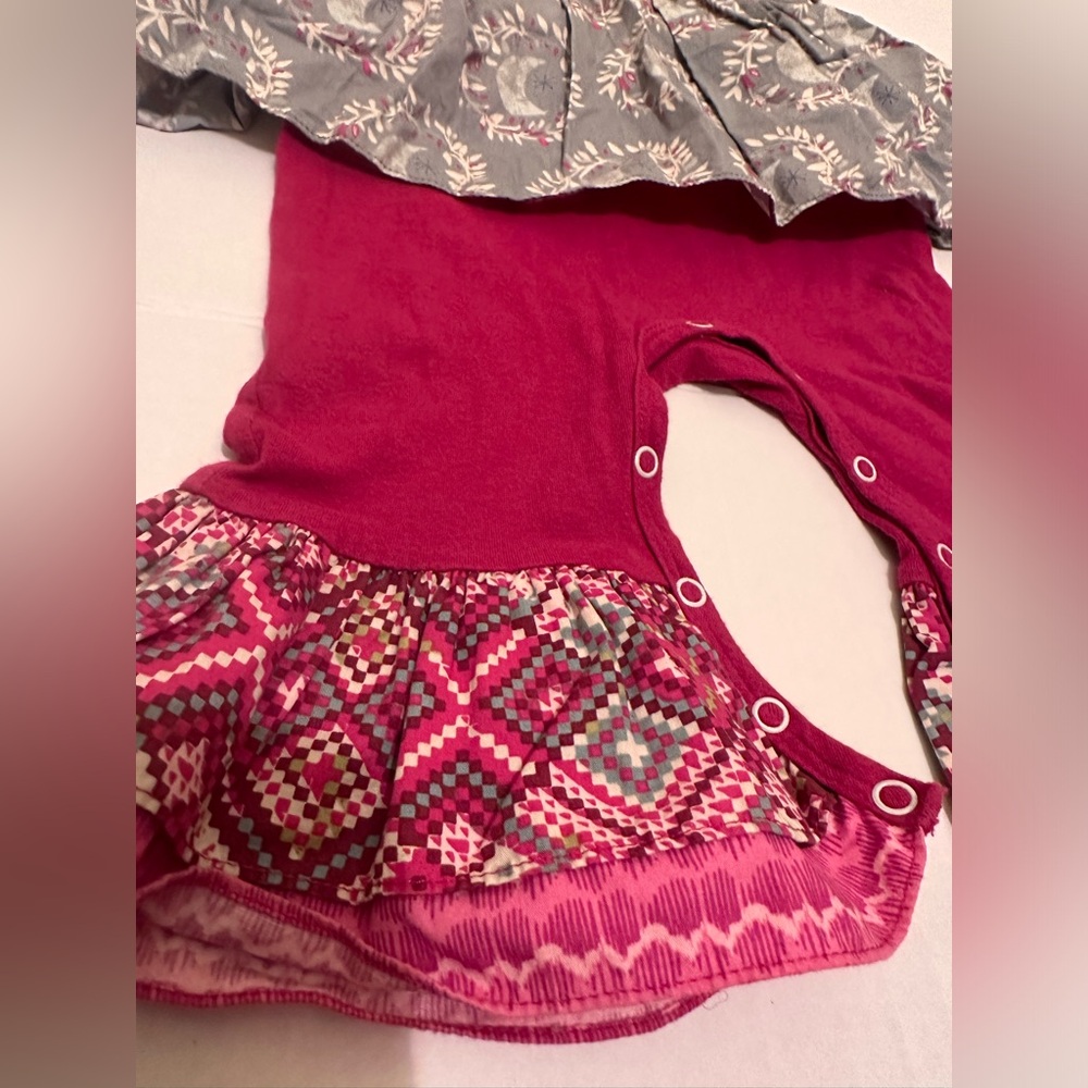 12M Ricrac & Ruffles Skirted Romper - Picture 3 of 11